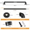 iropro Handlauf Treppengeländer Geländer 120cm Wandhandlauf Produktbild-Vorschau 9
