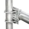 Mast Stahl 80cm mit 2 Zahnschellen für Geländer : 80cm Produktbild-Vorschau 5