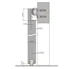 Inova Holzschiebetür Weiß 210 x 103 cm Komplettset mit Produktbild-Vorschau 8