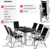 Ensemble de sièges Ercolano en aluminium tectake® pour 6 Voir les images du produit 7