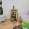Bar aus Holzfässern mit Aufsatz und LED-Beleuchtung für Produktbild-Vorschau 8