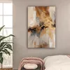 MuchoWow® - Leinwandbilder - Modern - Braun - Abstrakt - Produktbild-Vorschau 2