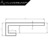 300cm Abschlussprofil für 3 mm Platten Schwarz RAL9005 Produktbild-Vorschau 3