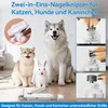 2-in-1 Haustier Nagelschneider mit Schleifer, LED-Licht, Produktbild-Vorschau 6