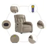 Massagesessel mit Aufstehhilfe Cappuccino-Braun Kunstleder Produktbild-Vorschau 7