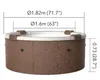MSpa Whirlpool Rova, 180x180x70cm Produktbild-Vorschau 17