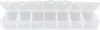 Sortierkasten Perlen Box, transpartent, 15,5 x 3 x 1,8 cm, Produktbild-Vorschau 1