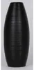 Vase BOTTOM 55 cm schwarz – große dekorative Bodenvase Ø 22 Produktbild-Vorschau 2