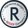 A circular badge indicating a registered design by Ridder Germany. Produktbild-Vorschau