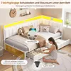 Slaapbank met LED-verlichting en USB-oplaadstation, 90x190 Productafbeelding-voorbeeld 5