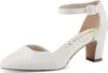 Tamaris Damen Pumps festlich Glitzer Fesselriemen rund Produktbild-Vorschau 34