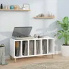Skříňka na LP desky bílá 100 x 38 x 48 cm kompozitní dřevo Náhled obrázku produktu 2