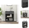 vidaXL Beistellschrank Grau 60x34x75 cm Massivholz Kiefer - Produktbild-Vorschau 1