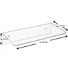 Wandregal aus Acrylglas 200mm Breit, 100mm Tief - Zeigis® / Produktbild-Vorschau 6