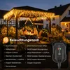SALCAR Eisregen Lichterkette Solar Außen, 15.6M 480er LED Produktbild-Vorschau 4