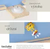 A montage of product features and branding for a children's shelving unit. Náhled obrázku produktu