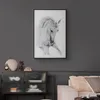 Posterpapier Poster - White Horse 21x30 cm Tiere Produktbild-Vorschau 2