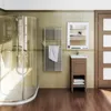 Specchio da parete Relaxdays, con ripiano, per bagno, Anteprima dell’immagine prodotto 2