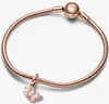 Pandora Charm 782555C01 Pink Butterfly QuoteMetall rose Produktbild-Vorschau 4