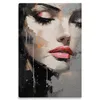Obraz Canvas Nowoczesny PORTRET Kobieta Usta Abstrakcja Podgląd zdjęcia produktu 2