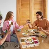 Snackbox mit 8 Fächern und Deckel, transparente Produktbild-Vorschau 5