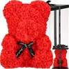 Teddybär aus Rosen Rosenbär in Geschenkbox mit Schleife Produktbild-Vorschau 9