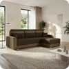 KomfortWelt24 Ecksofa mit Schlaffunktion und praktischem Produktbild-Vorschau 6
