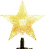 A close-up of a star-shaped Christmas tree topper. Produktbild-Vorschau