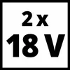 Baterie 18 V 2 x 4,0 Ah EINHELL Náhled obrázku produktu 19
