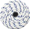 vidaXL Corda da barca bianca 12 mm 25 m polipropilene Anteprima dell’immagine prodotto 2