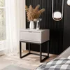IDOHOME-Nachttisch MILO S Kaschmir mit Schublade und Produktbild-Vorschau 1