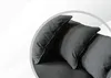 Chesterfield 4 Sitzer Grau Wohnzimmer Leder Neu Couchen Produktbild-Vorschau 4