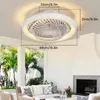 49cm Deckenventilator mit Beleuchtung Stufenlos Dimmbar App Produktbild-Vorschau 7