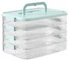 4-stufiger Lebensmittelbehälter, transparente Knödelbox, Produktbild-Vorschau 1