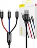 Cavo USB Baseus 3W1 Usb-C / Lightning / Micro 3A 1,2M Anteprima dell’immagine prodotto 17