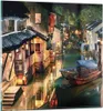 Bilder auf glas - Einteilig - Chinesisch Stadt Nacht - Produktbild-Vorschau 1