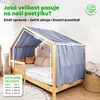 Hausbett Himmel 135x320 cm Blau ohne Goldapplikation - 1 Produktbild-Vorschau 4