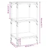 Libreria in rovere fumé 40x33x70,5 cm materiale a base di Anteprima dell’immagine prodotto 9