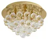 Lindby Deckenleuchte Gillion, 4-flg., gold, Kristall, Ø Produktbild-Vorschau 1