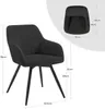 WOLTU Esszimmerstuhl, gepolstert, ergonomisch, drehbar, mit Produktbild-Vorschau 7