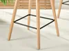 Designová barová židle HODA - dub / béžová Náhled obrázku produktu 16