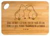Mr. & Mrs. Panda Schneidebrett Frosch Liebe - Transparent - Produktbild-Vorschau 1
