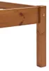 vidaXL Massivholzbett Honigbraun Kiefer 100x200 cm Produktbild-Vorschau 5