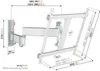 Vogel's Comfort TVM3445W 20° náklon a 180° otočenie. Náhľad obrázku produktu 2