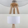 Textilná stojacia lampa Ø 45,5 cm 1x bez E27 60W biela Náhľad obrázku produktu 5