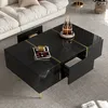 MODFU Hochglanz Couchtisch Schwarz Beistelltisch Produktbild-Vorschau 6