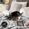 Sherpa-Decke 200×220 cm Tagesdecke, grau meliert, 250 g/m², Produktbild-Vorschau 2