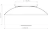 Plafond OMIQ olivgrün 4xE27 15W Stahl/PVC 15x30x30cm Sollux Produktbild-Vorschau 7