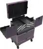 Kosmetický vozík se 6 přihrádkami a 4 kolečky Make-up Case Náhled obrázku produktu 5