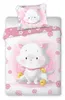 Babybeddengoedset met roze kat, 2-delig, 100x135 cm, 100% Productafbeelding-voorbeeld 1